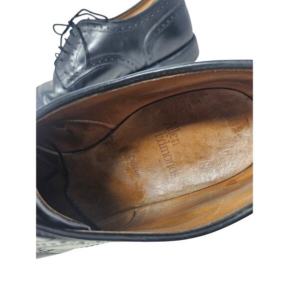 Allen Edmonds 9.5 Colton Black Leather Wingtip Loafer Dress Shoe Career main image 4